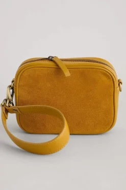 Annulet Leather And Suede Bag
