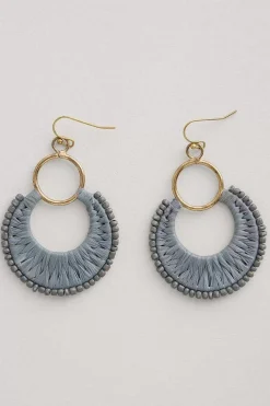 Arum Beaded Drop Earrings