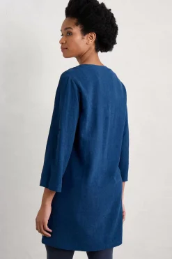 Brittlestar V-Neck Linen Blend Tunic