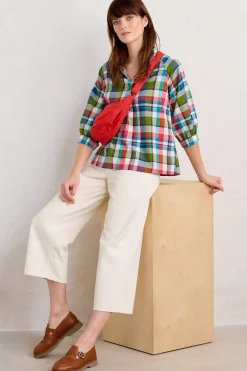 Bryn Checked Top