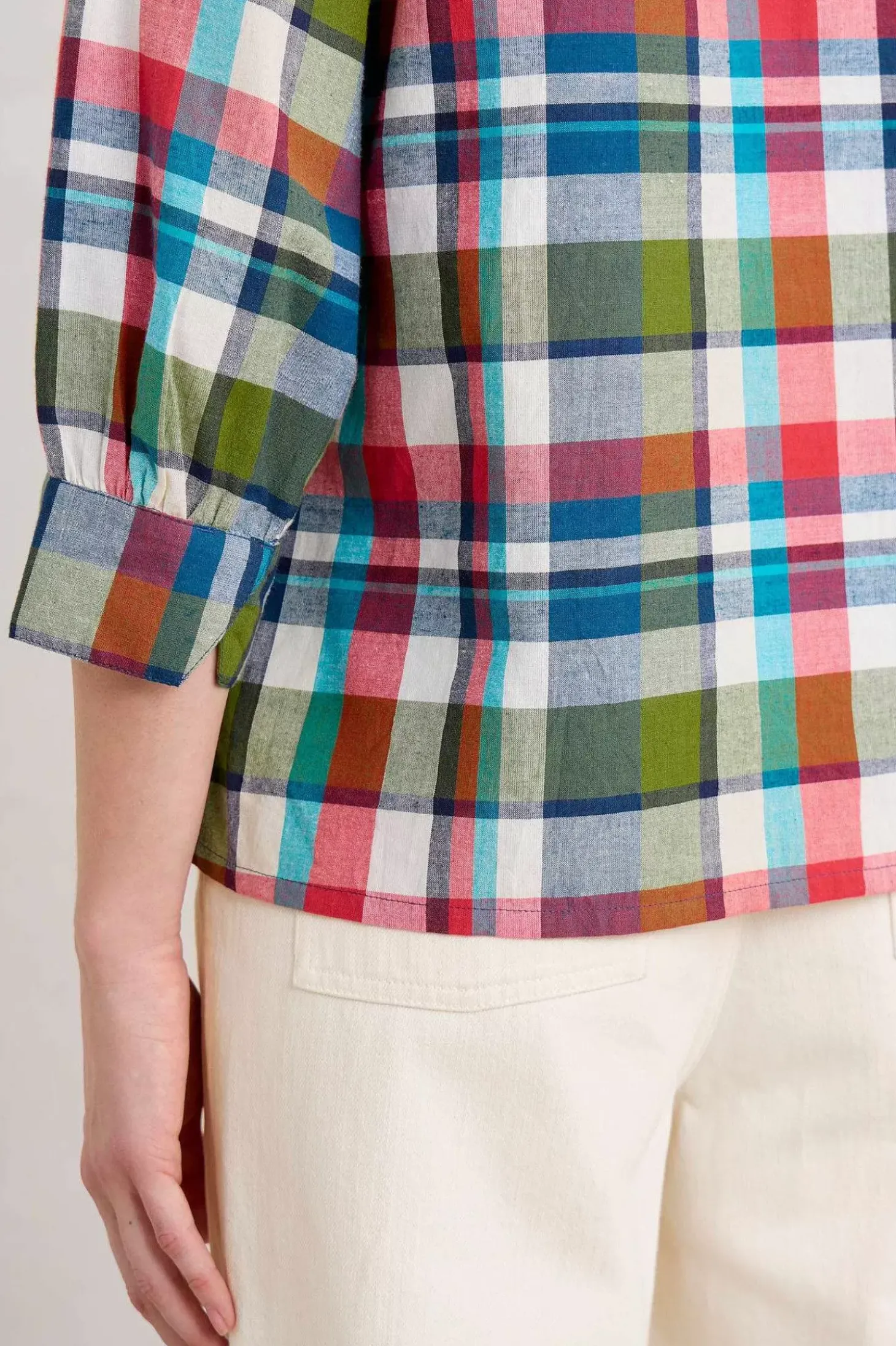 Bryn Checked Top
