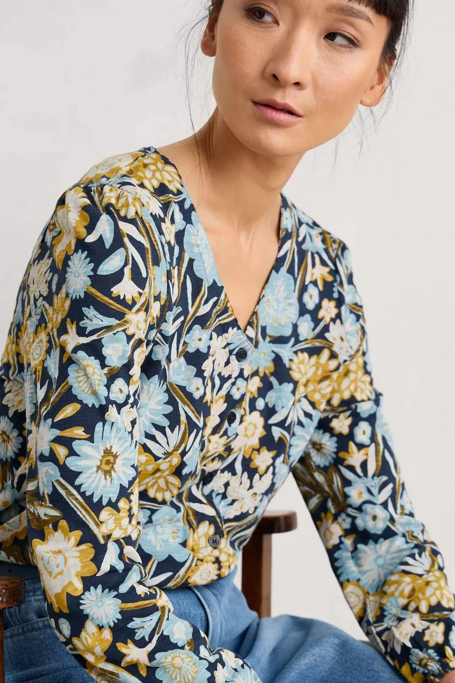 Butterflies Jersey Top