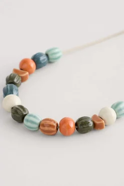 Conifer Ceramic Bead Necklace