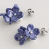 Corsage Flower Bead Earrings