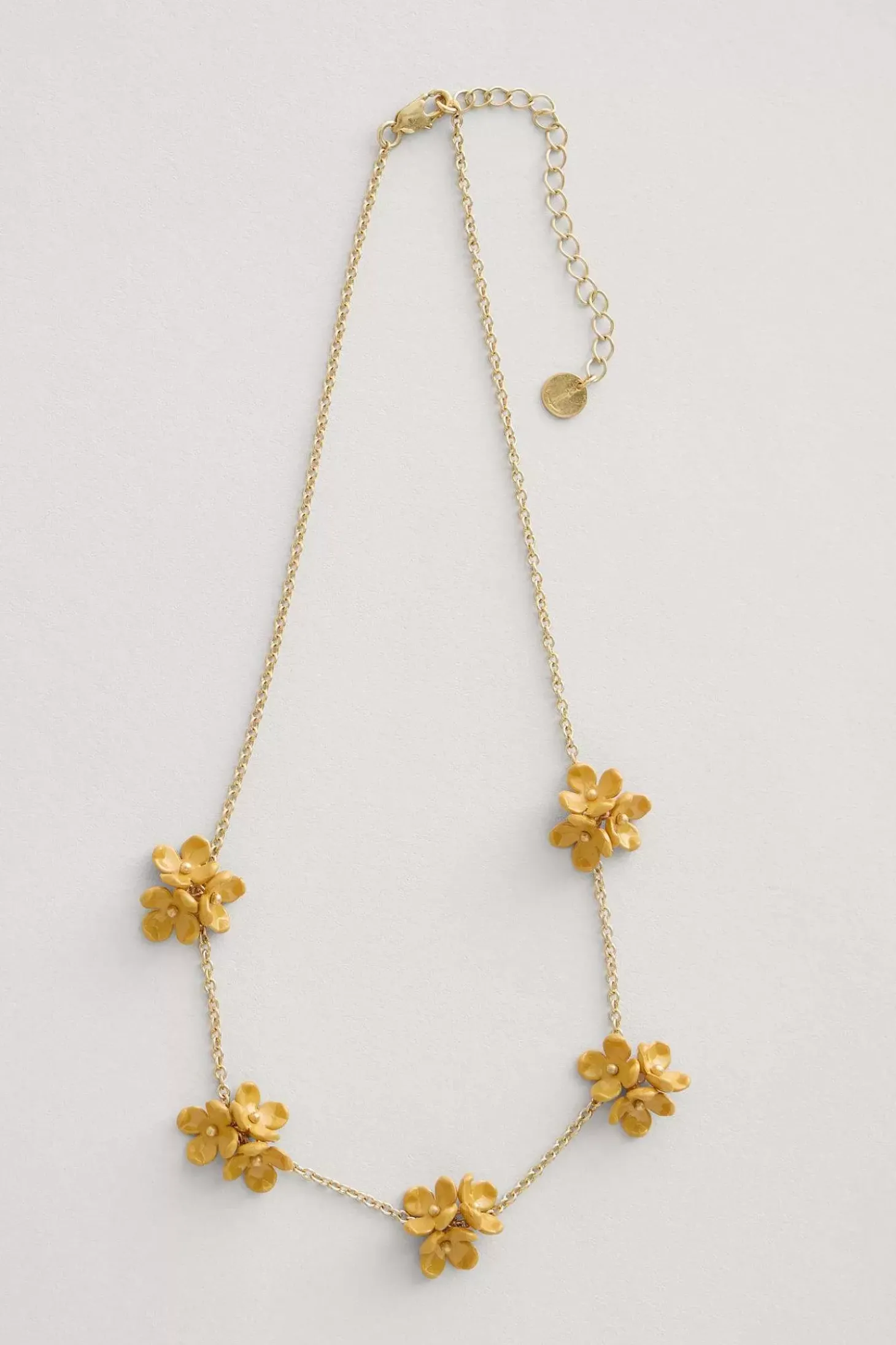 Corsage Flower Chain Necklace