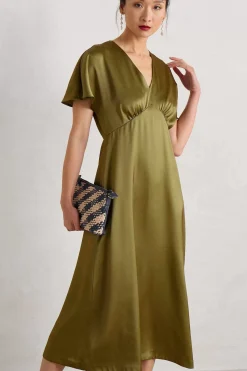 Evenglow Satin Dress
