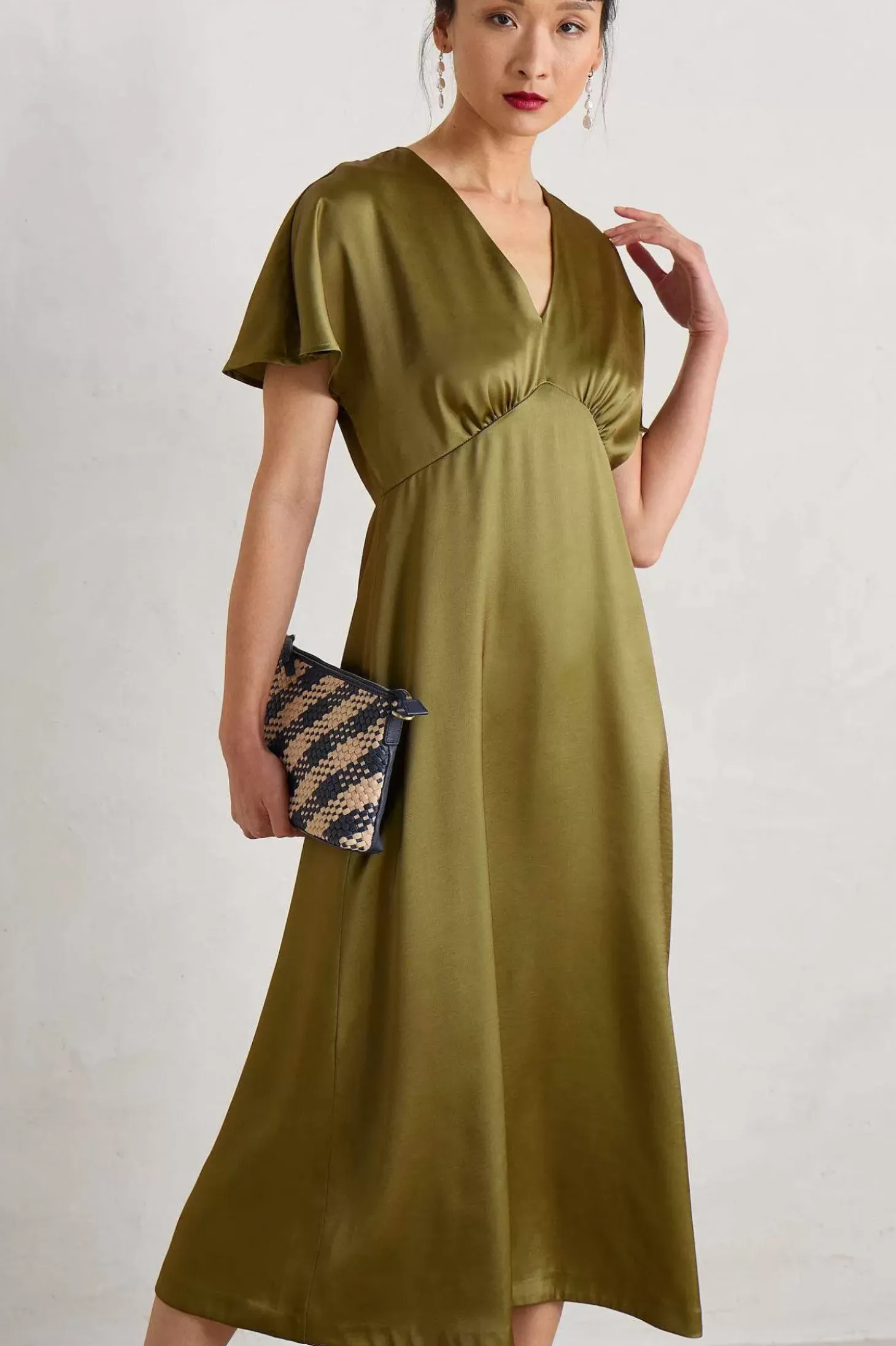 Evenglow Satin Dress
