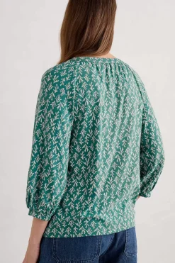 Garlanding Jersey Top