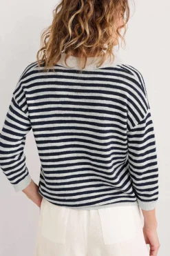 Gwynver Lightweight V-Neck Collared Jumper