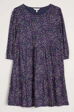 Heron Dip Tiered Jersey Dress