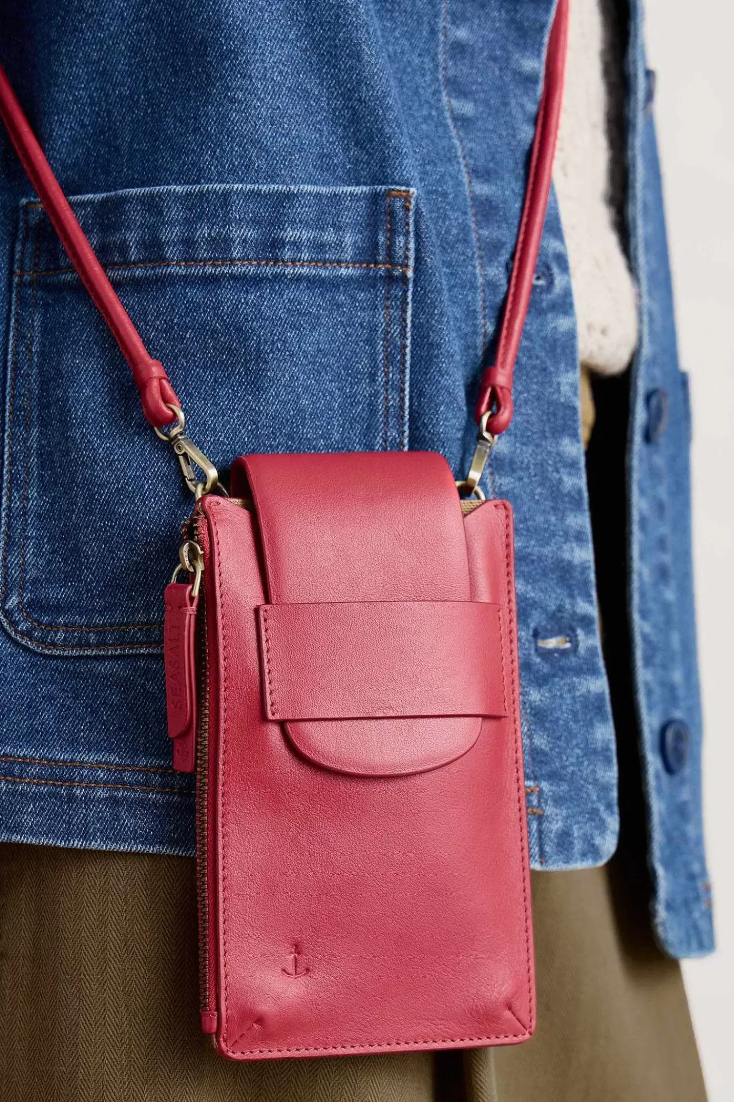 Kelsey Leather Phone Wallet