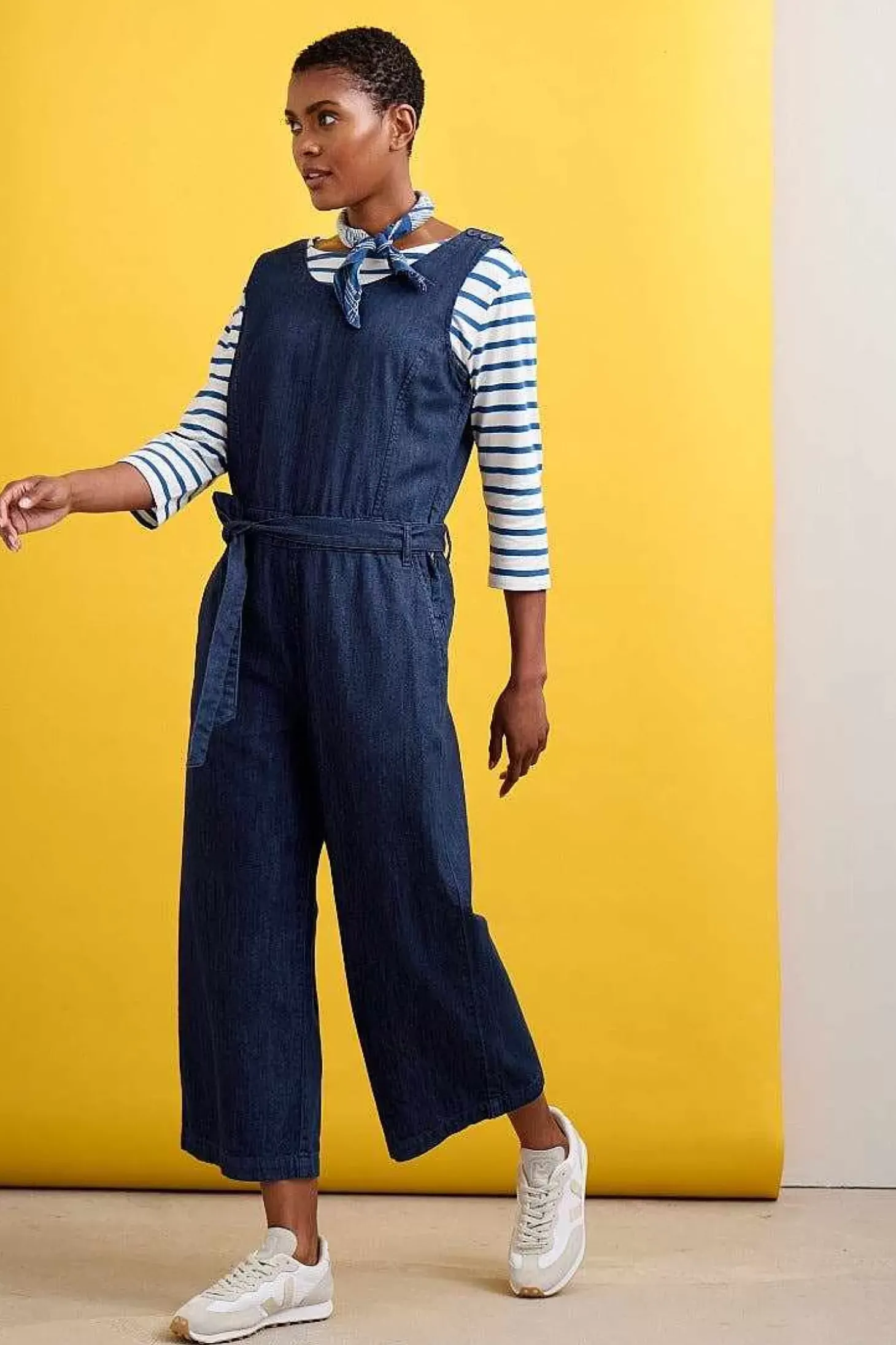 Kenethel Sleeveless Wide Leg Jumpsuit