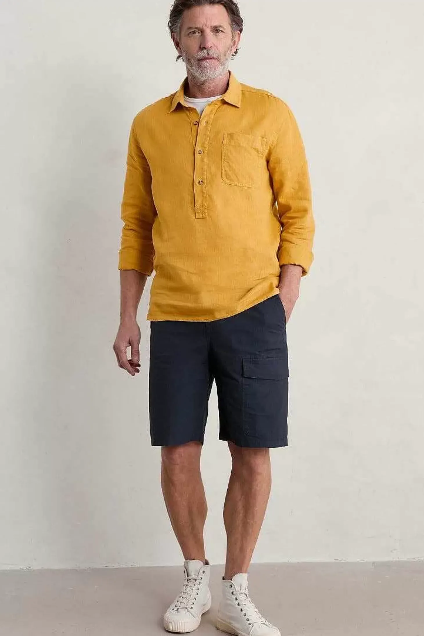Men's Artist's Linen Shirt