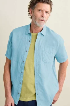Men's Carne Short Sleeve Linen Shirt