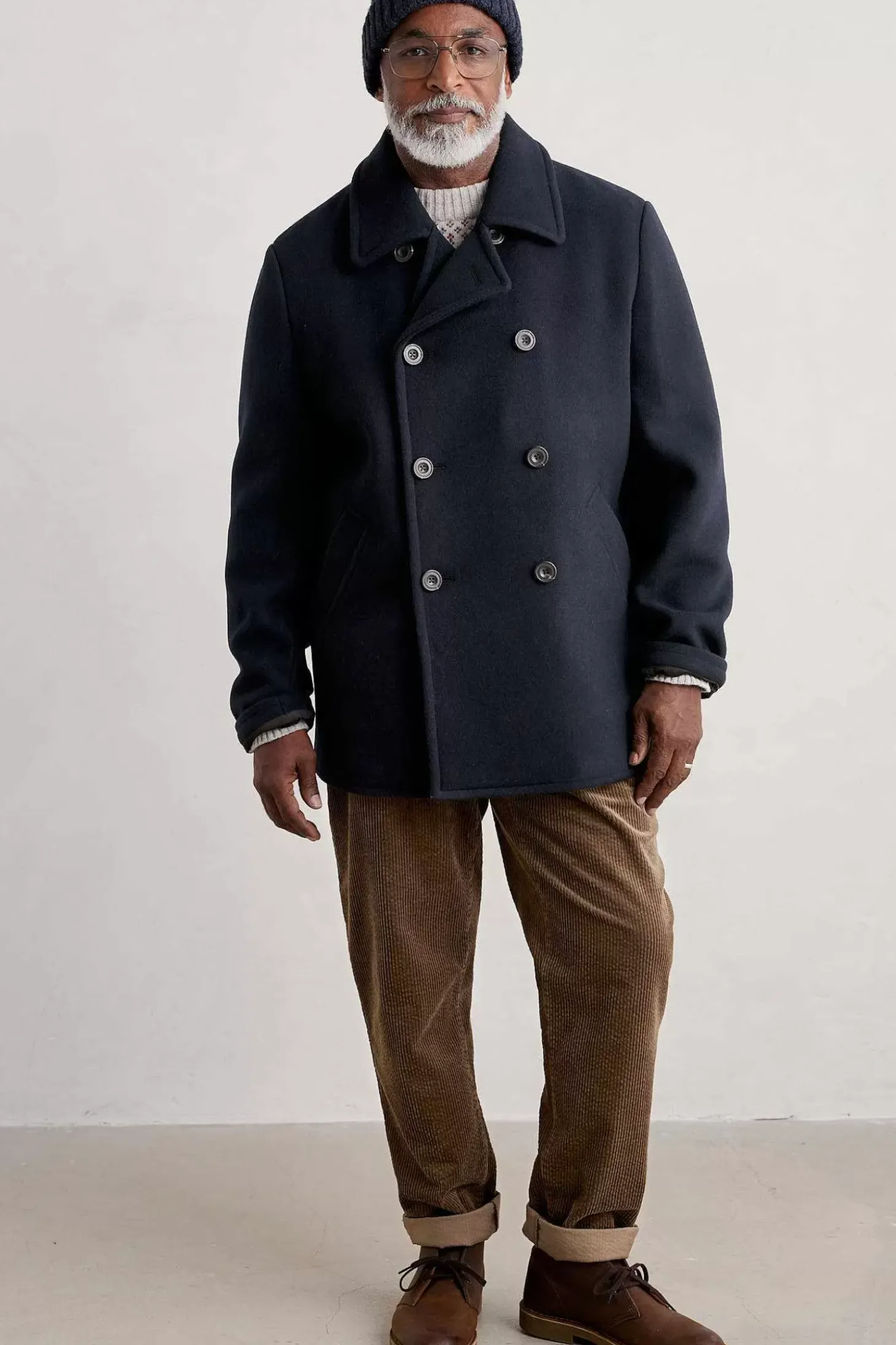 Men's Channel Wool Blend Coat