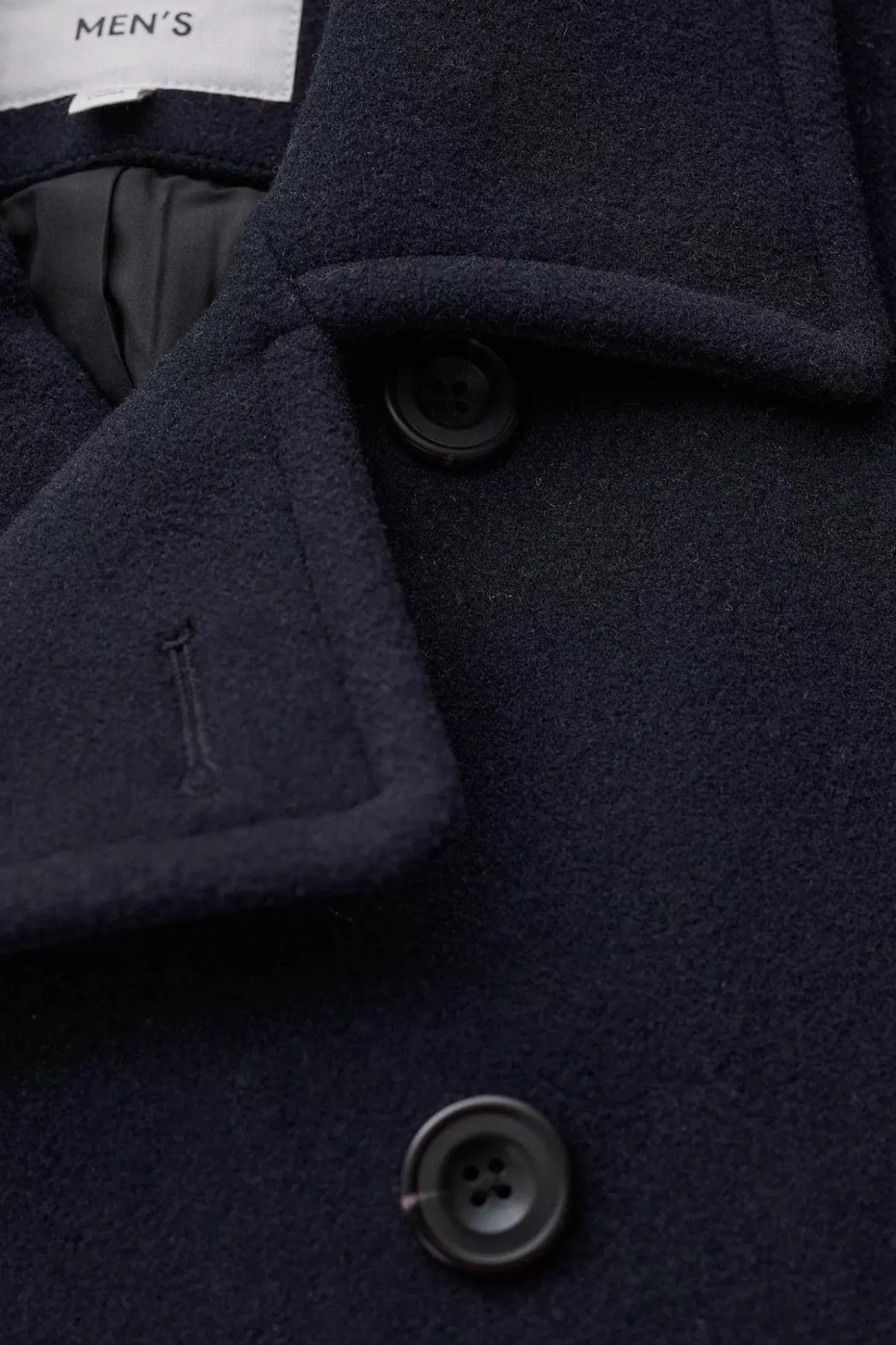 Men's Channel Wool Blend Coat