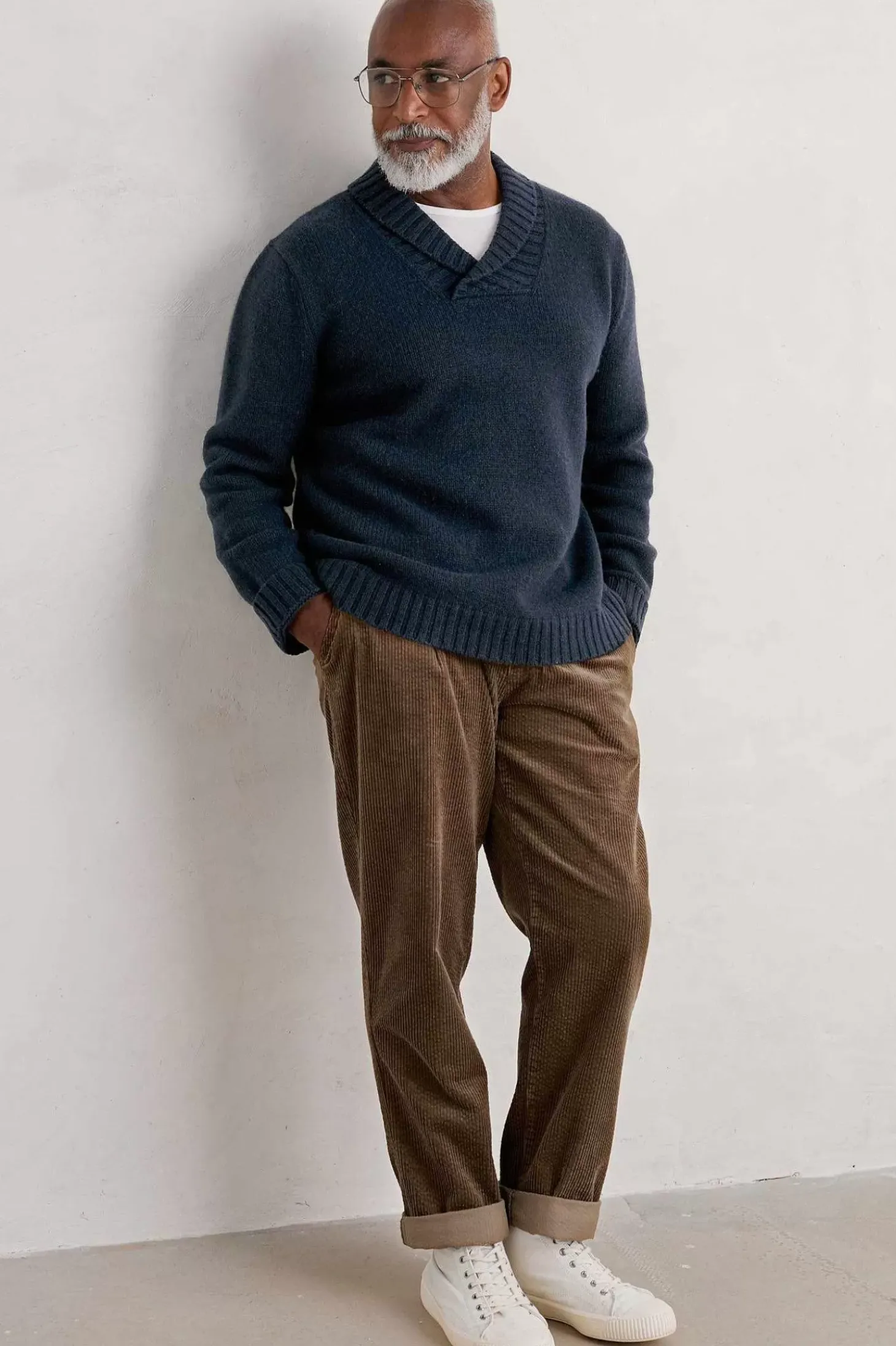Men's Daver Shawl Neck Jumper