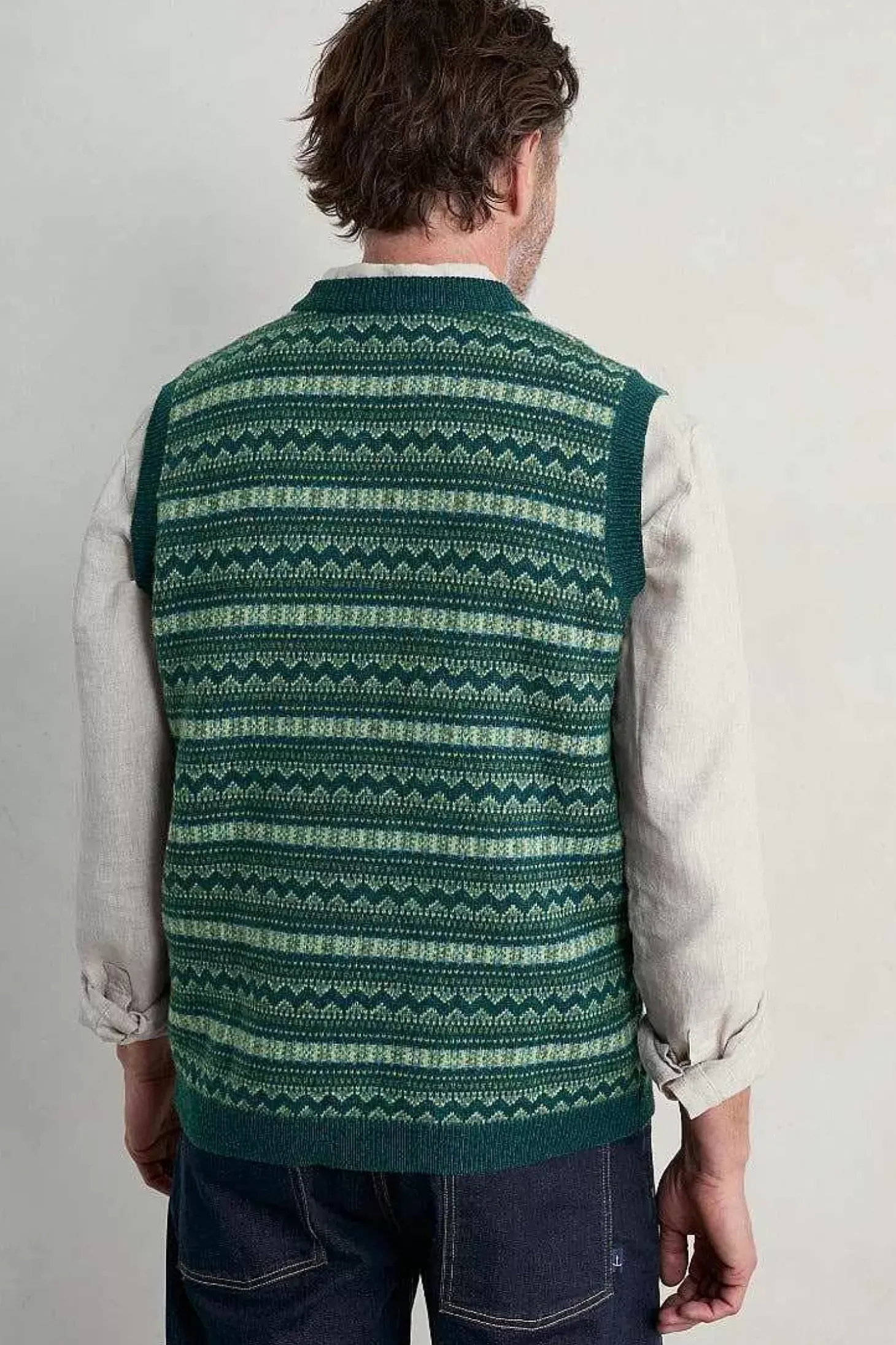 Men's Fair Isle Walt Vest