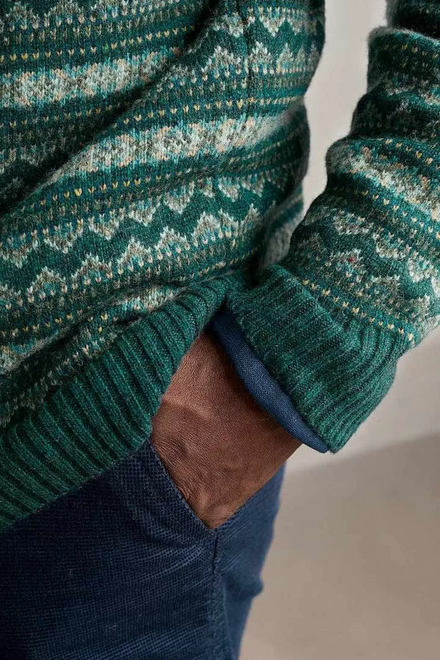 Men's Layline Fair Isle Jumper