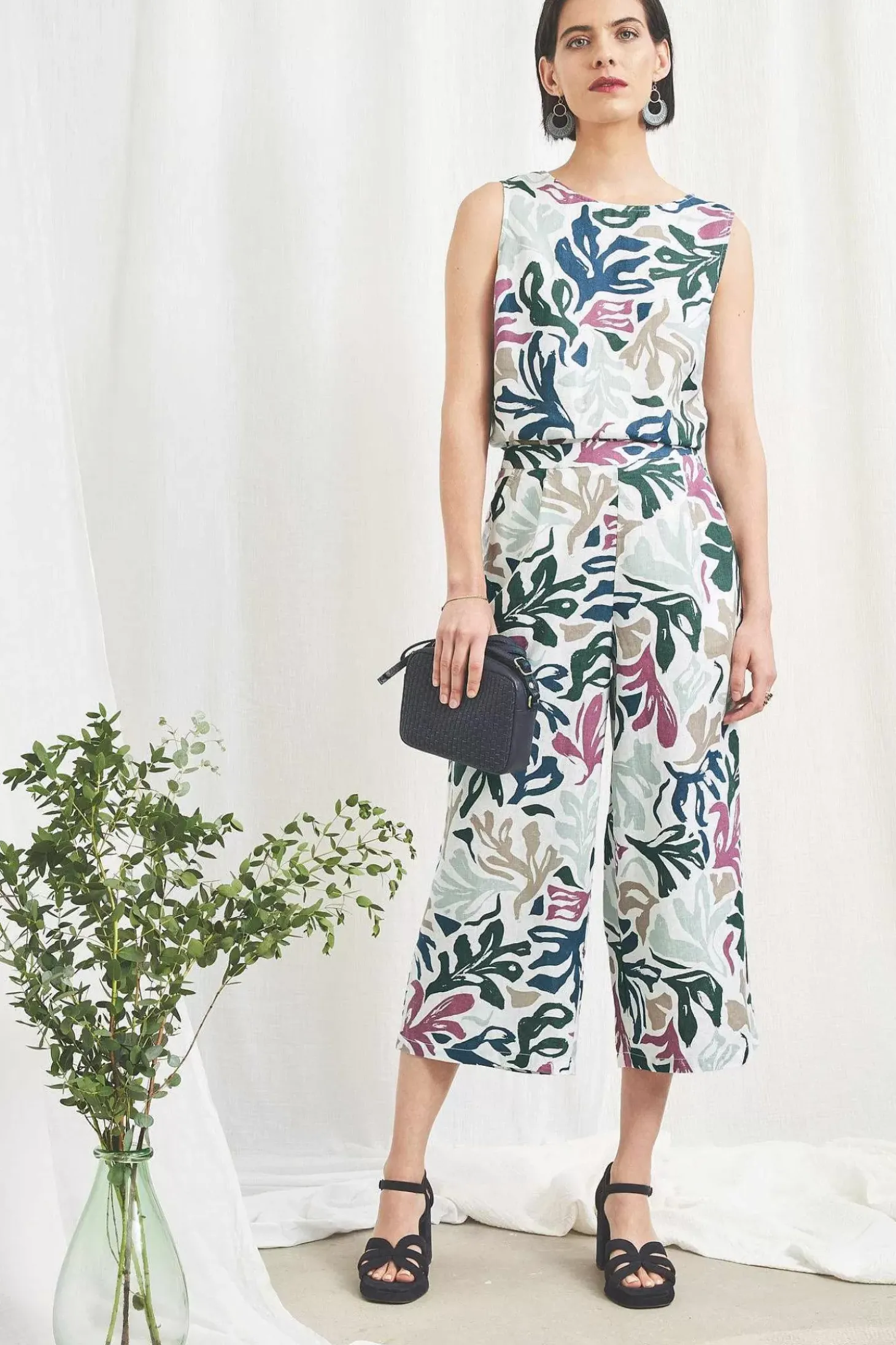 Peaceful Haven Linen Culottes