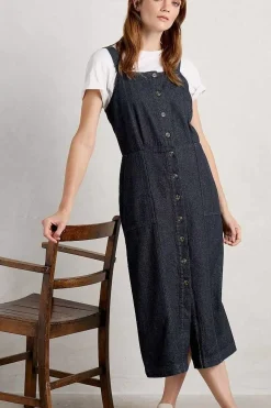 River Rock Midi Pinafore Dress