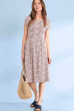 Riviera Fit-And-Flare Jersey Dress