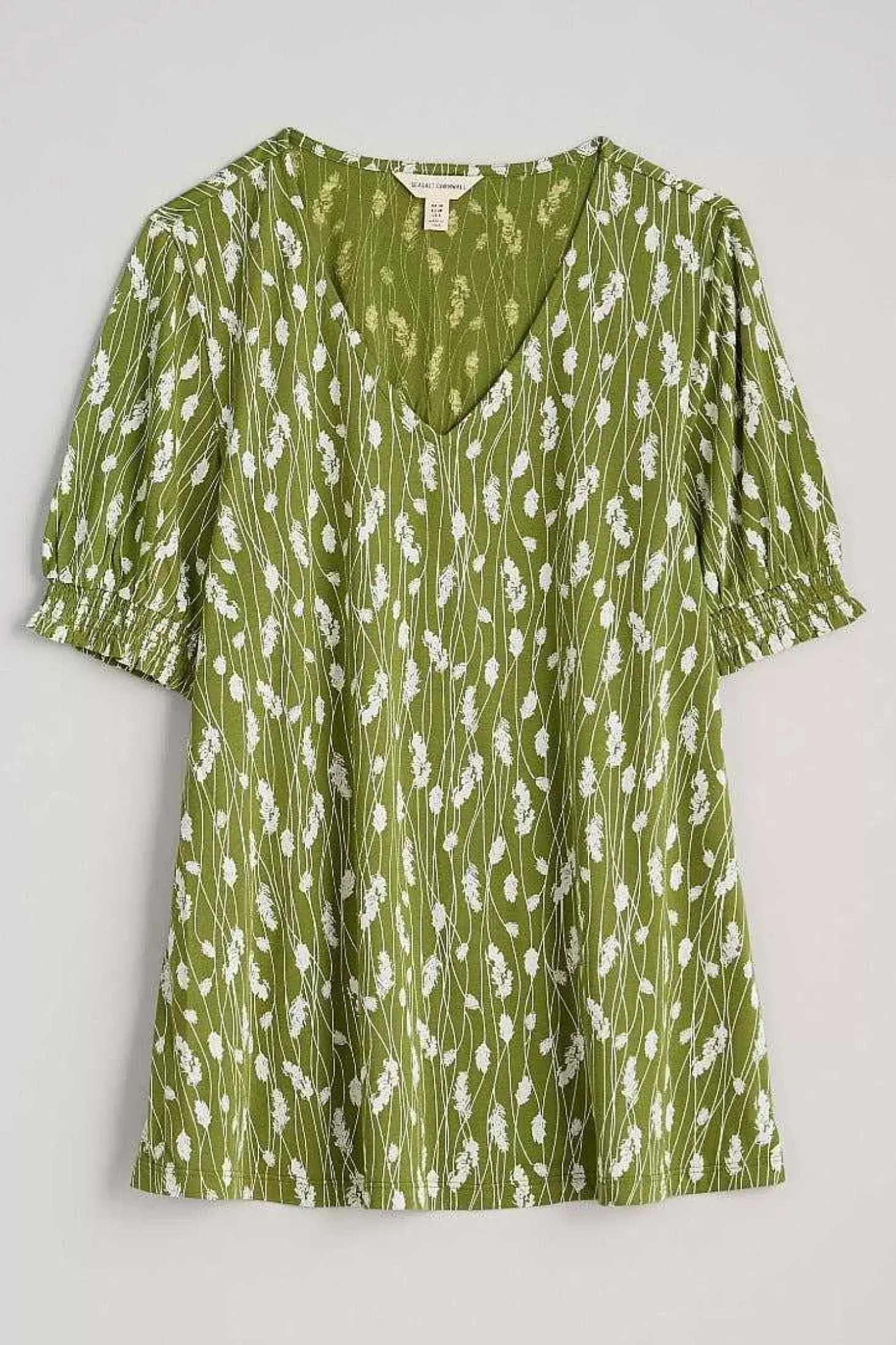Rosehip V-Neck Jersey Top