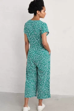 Rose Trellis Wide Leg Jumpsuit