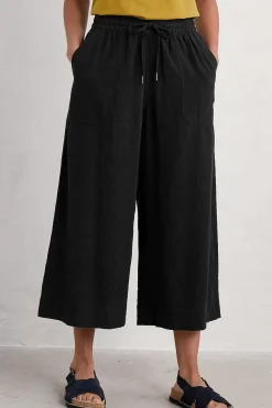 Sea Heart Linen Blend Culottes