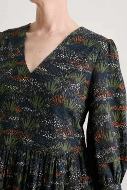 Sea Line Midi Dress