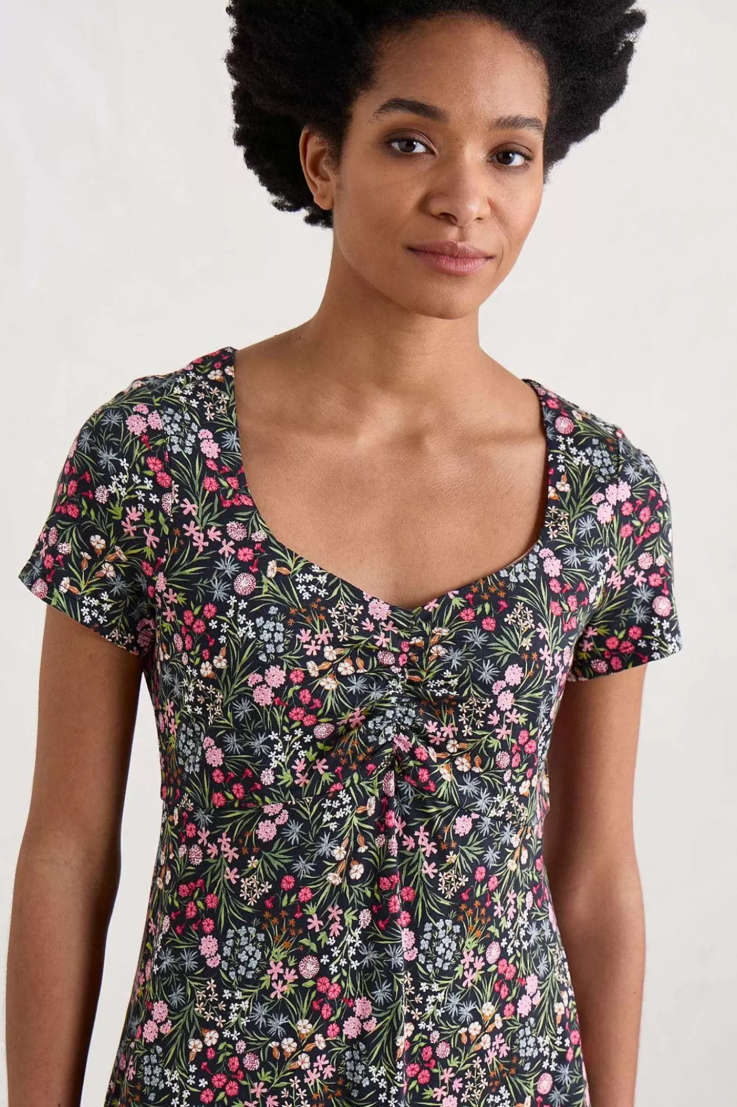 Secret Cove Empire Line Midi Dress