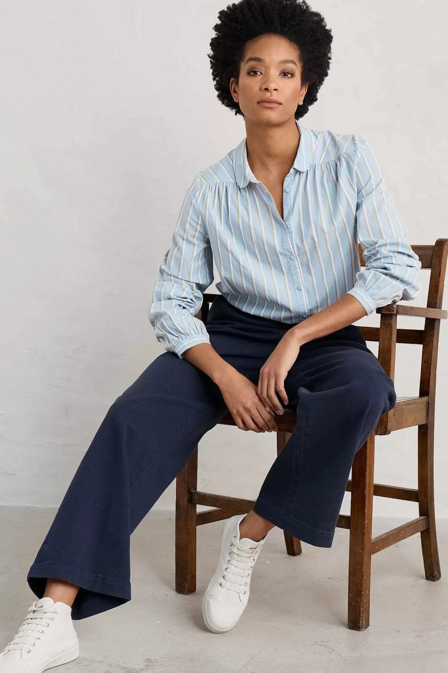 Spiral Flight Striped Shirt (Gots)