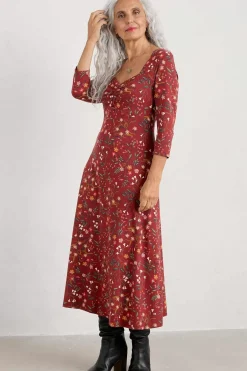St Martin Jersey Midi Dress