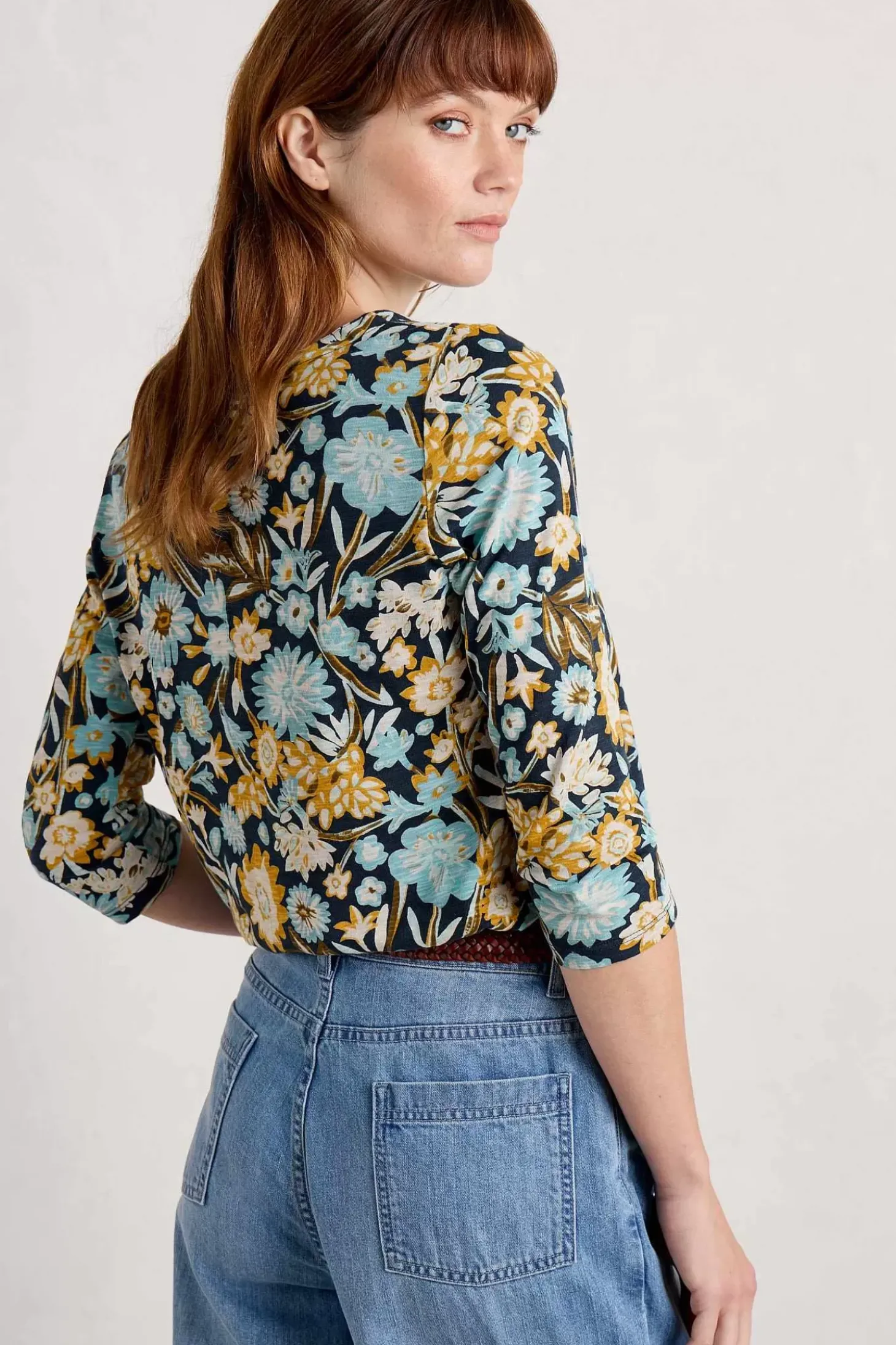 Studio Glass 3/4 Sleeve Top