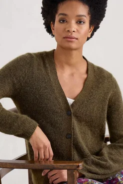 Taffle V-Neck Cardigan