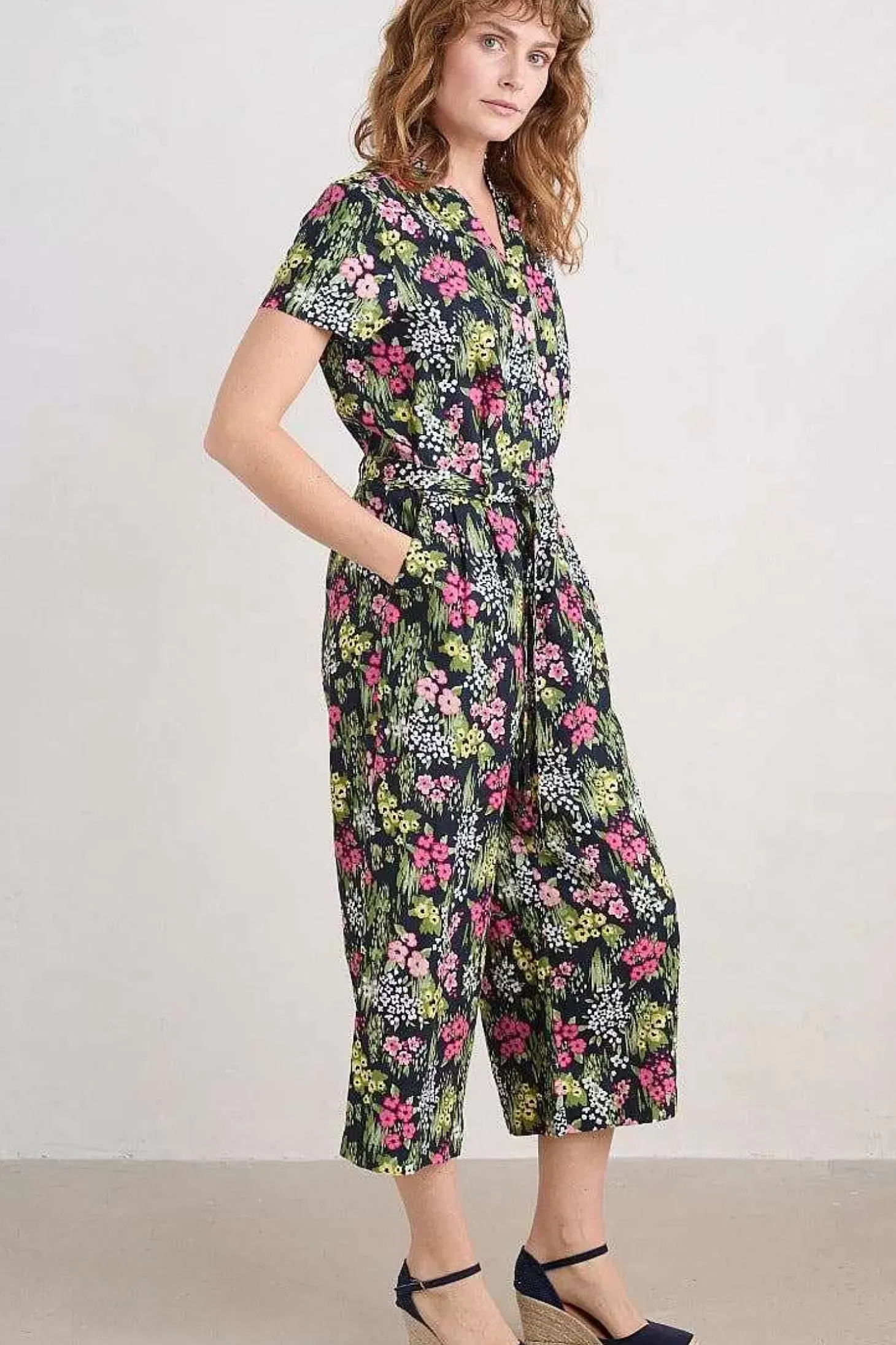 Treen Cove Linen Jumpsuit