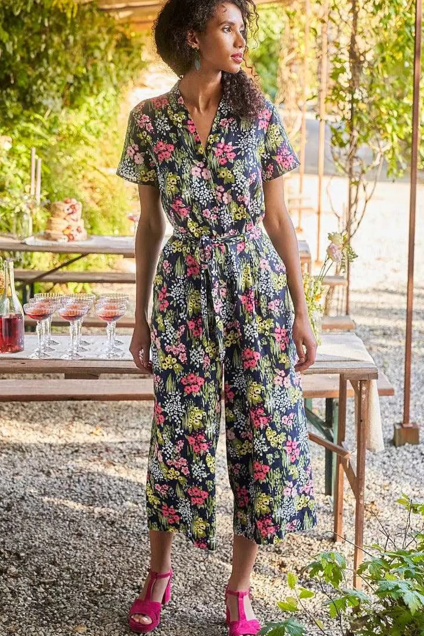 Treen Cove Linen Jumpsuit