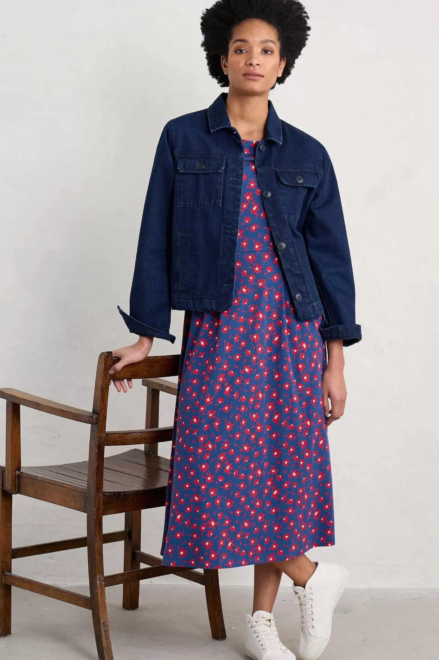 Wild Bouquet Jersey Dress
