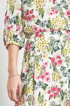 Willow Path 3/4 Sleeve Printed Shirt
