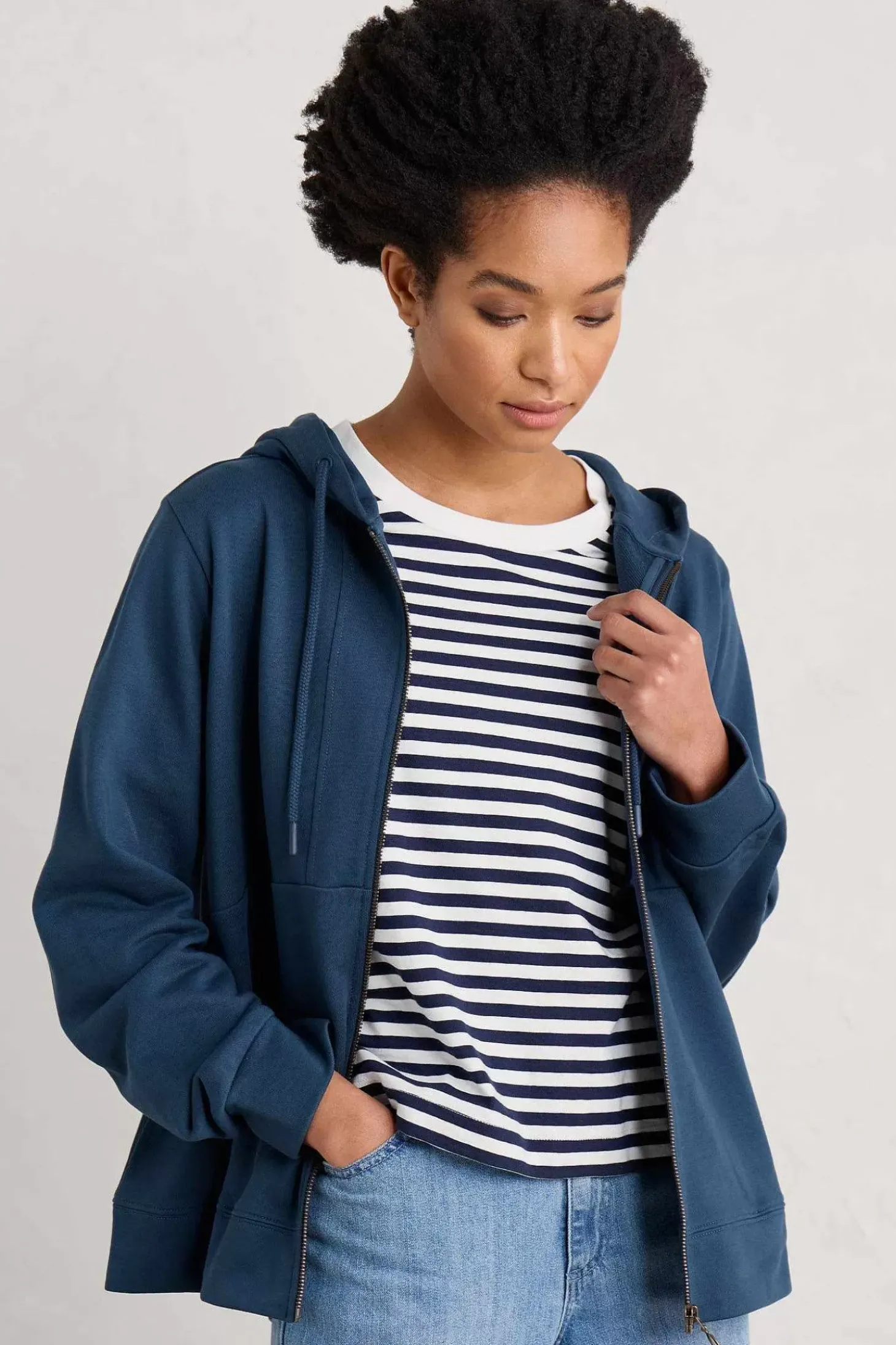Wych Elm Zip Up Hoodie